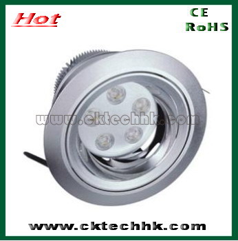 High power LED dimmable downlight 5*1W/5*3W