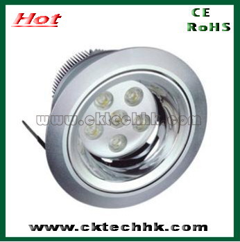 High power LED dimmable downlight 6*1W/6*3W